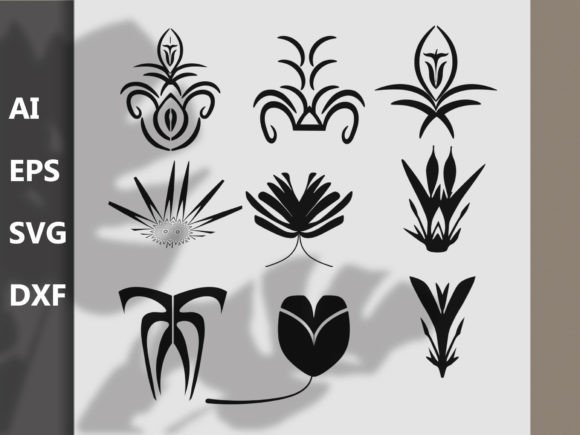 Abstract Flower Vector: Graphics and Illustrations for Creative Design