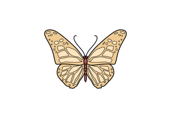 Butterfly Cartoon Artwork: A Versatile Graphic Design Asset for Local Branding