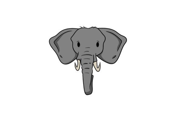 Elephant Animal Illustration: A Versatile Graphic for Branding and Marketing