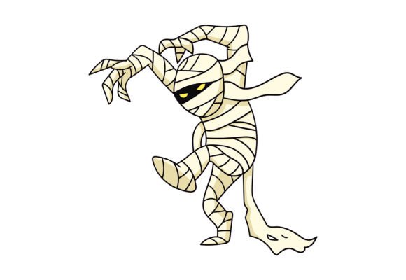 Mummy Clipart Illustration Art: Graphics and Illustrations for Halloween Content