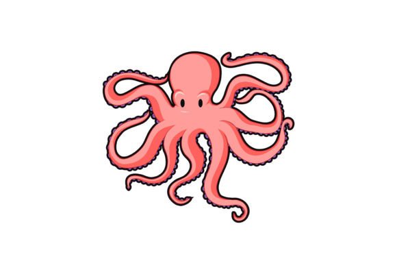 Octopus Animal Clipart: A Versatile Graphic Design Asset for Creative Sellers