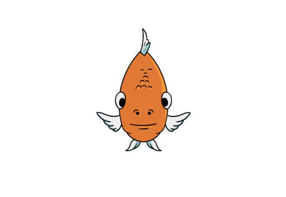 Orange Fish Vector Graphic: A Vibrant Addition to Your Marketing and Branding Toolkit