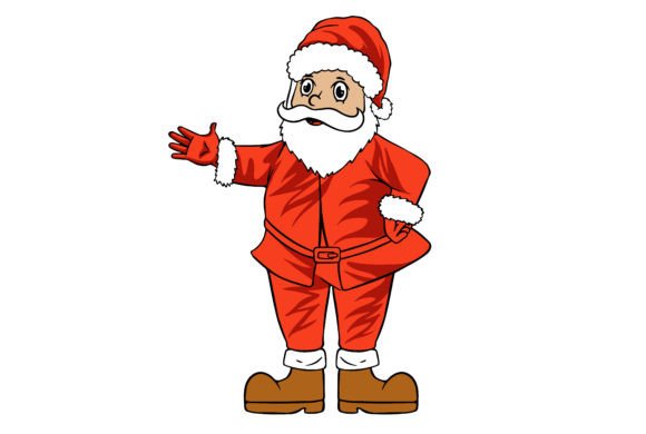 Santa Claus Illustration Art for Cricut and Handmade Projects